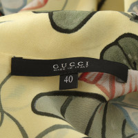 Gucci Mouwloze blouse met een bloemmotief