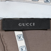 Gucci Sjaal Zijde in Blauw