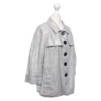 Strenesse Jacket/Coat Linen in Silvery