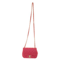 Chanel Classic Flap Bag Mini Square Leather in Pink
