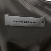René Lezard Wollen jurk grijs