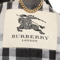 Burberry Prorsum Schwarzer Trenchcoat mit Reißverschlüssen