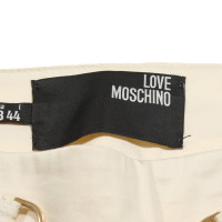 Moschino Love Broeken Katoen in Beige
