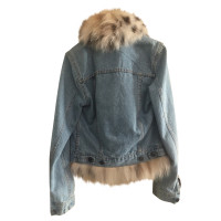 Simonetta Ravizza Jean jacket with fur