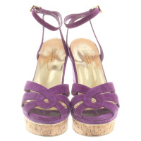 Sebastian Wedges in Violet