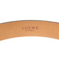 Loewe Leather belt in dark purple