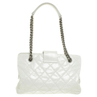 Chanel White leather bag