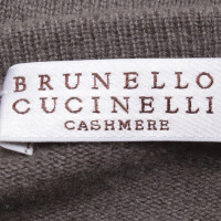 Brunello Cucinelli Pull en maille couleur taupe
