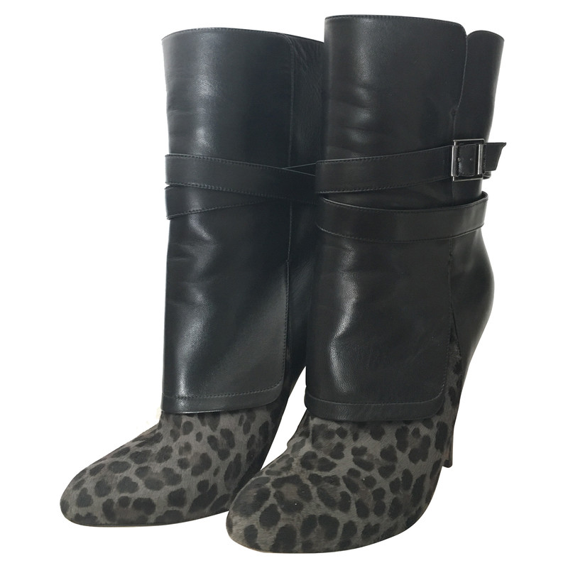 jimmy choo leopard boots