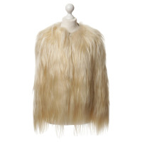 Isabel Marant Goat fur jacket in cream