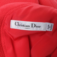 Christian Dior Abito di seta in rosso