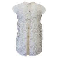 Shirtaporter Kleid aus Baumwolle in Weiß