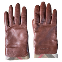 Burberry Gloves Leather in Brown