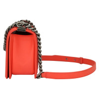 Chanel Boy Medium Leather in Red