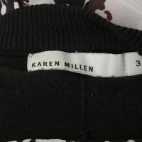 Karen Millen Cardigan in bianco/nero