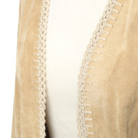 Schumacher Veste/Manteau en Daim en Beige