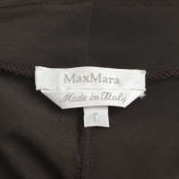 Max Mara top in dark brown