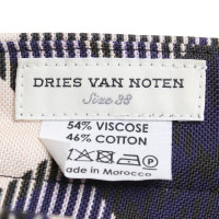 Dries Van Noten Broek met plaidpatroon