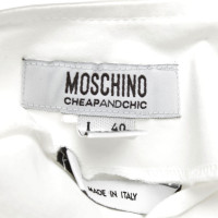Moschino Weißes Oberteil mit Schleife