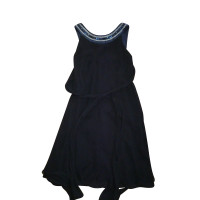 Ferre Zwarte jurk met borduurwerk