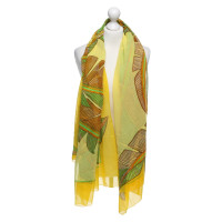 Hermès Cloth with tropical print