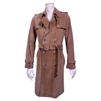 A.P.C. Wildleder Trenchcoat