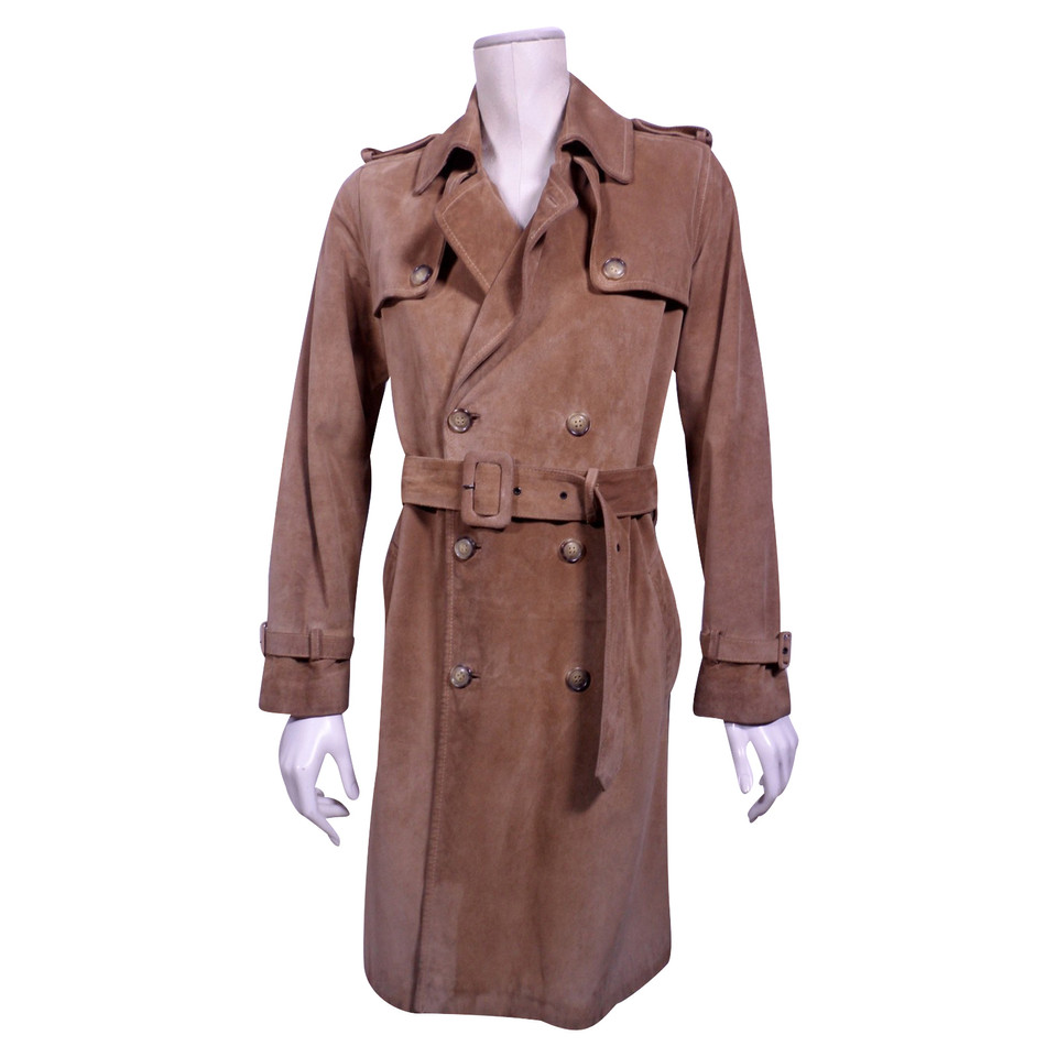 A.P.C. Trench in pelle scamosciata