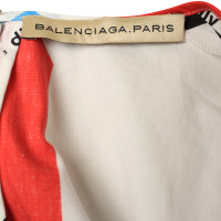 Balenciaga Texte comme une blouse imprimée