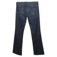 7 For All Mankind Bootcut-jeans in blauw