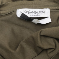Yves Saint Laurent T-shirt in khaki / gold