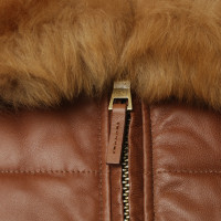Ralph Lauren Leather vest with down