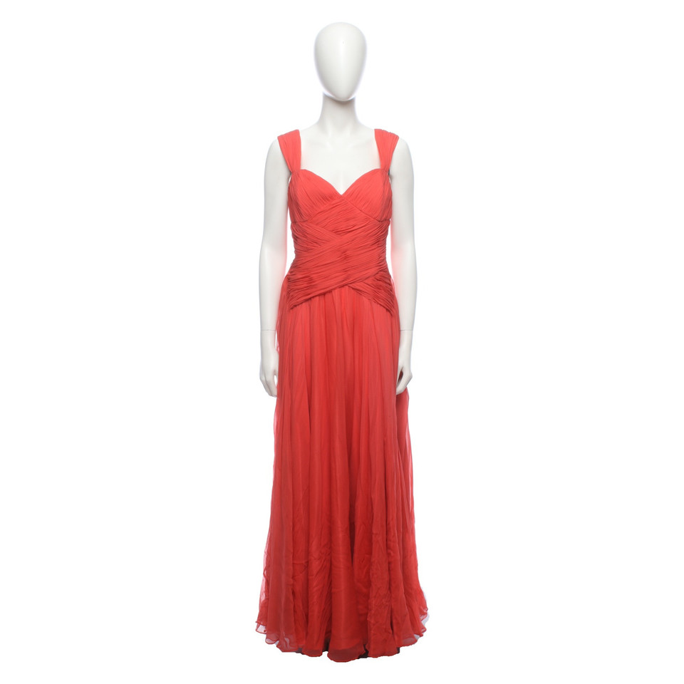 Barbara Schwarzer Kleid aus Seide in Rot
