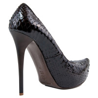 Gianmarco Lorenzi pumps from python leather