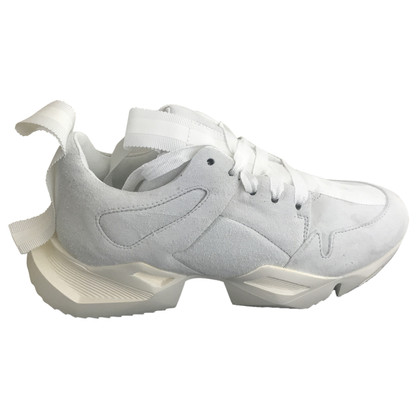 Unravel Project Sneaker in Pelle scamosciata in Bianco