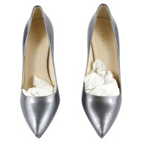 Prada Pumps/Peeptoes Leather in Silvery