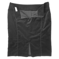 Pinko Black velvet skirt