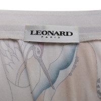 Leonard multicolore soie chemise