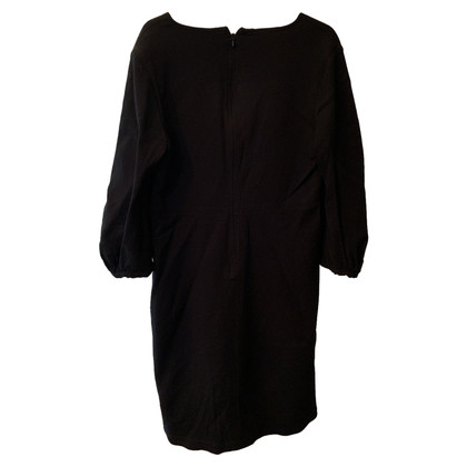 L'autre Chose Kleid aus Viskose in Schwarz