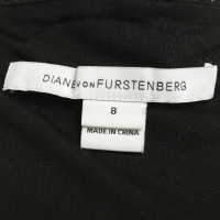 Diane Von Furstenberg abito di pizzo nero in