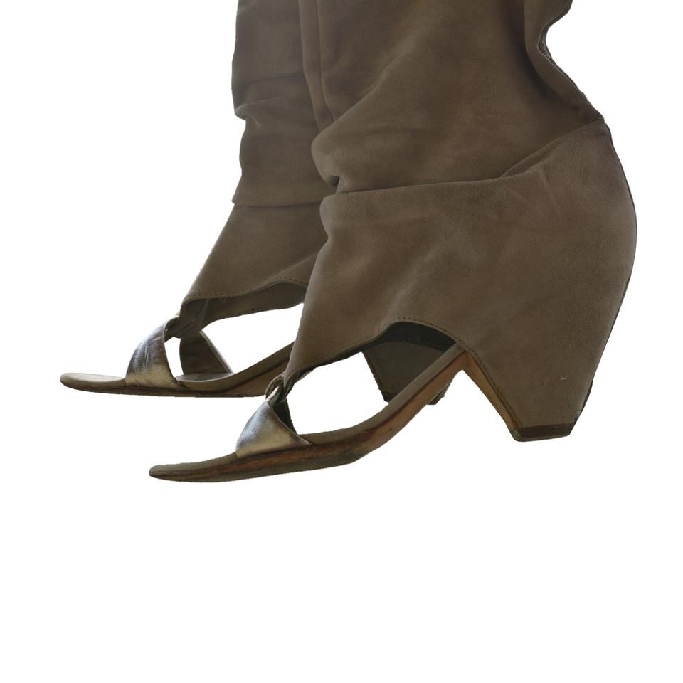 Ash Ankle boots Suede in Beige