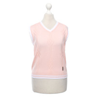 Escada Top in pink / white