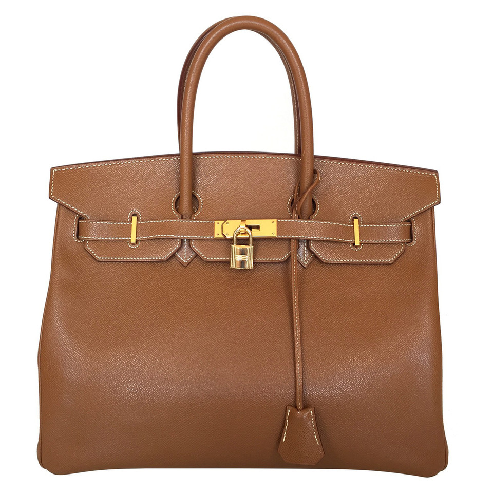 Hermès Birkin Bag 35 en Cuir en Marron