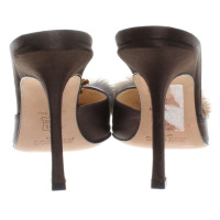 Jimmy Choo Mules with fur application