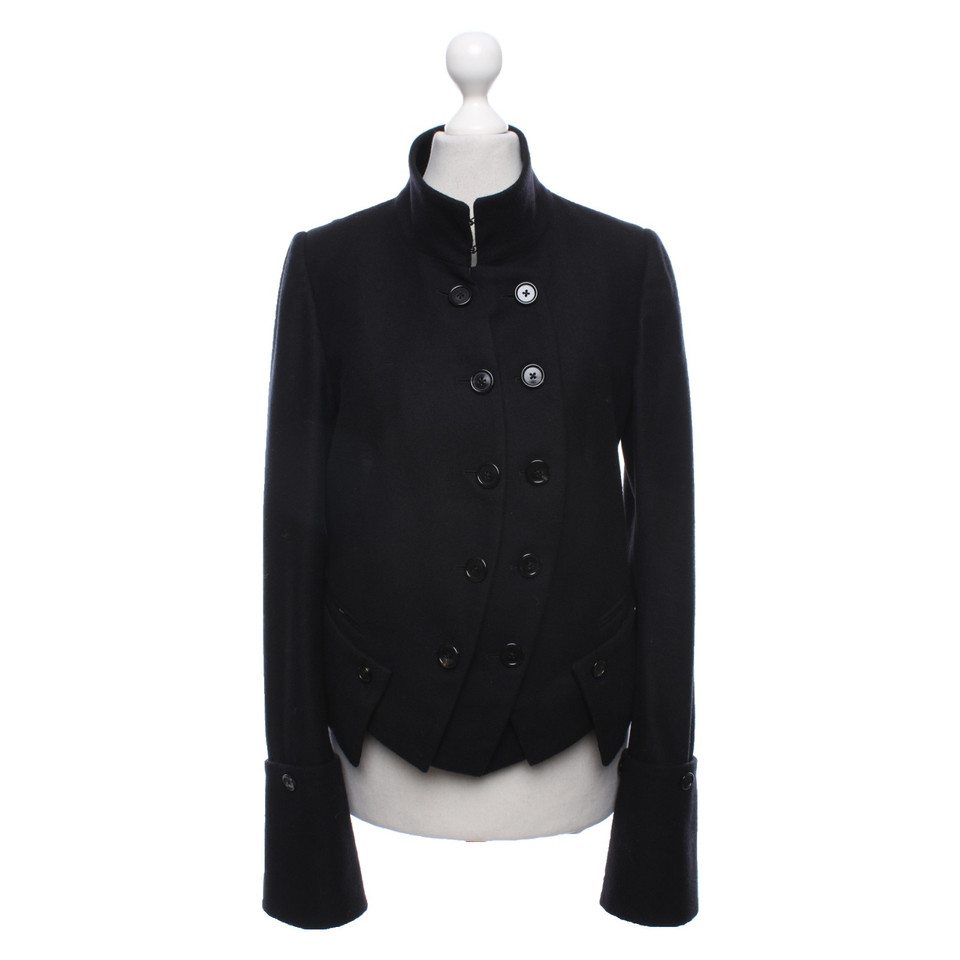 Ann Demeulemeester Blazer in Lana in Nero