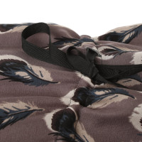Set Silk dress with motif print