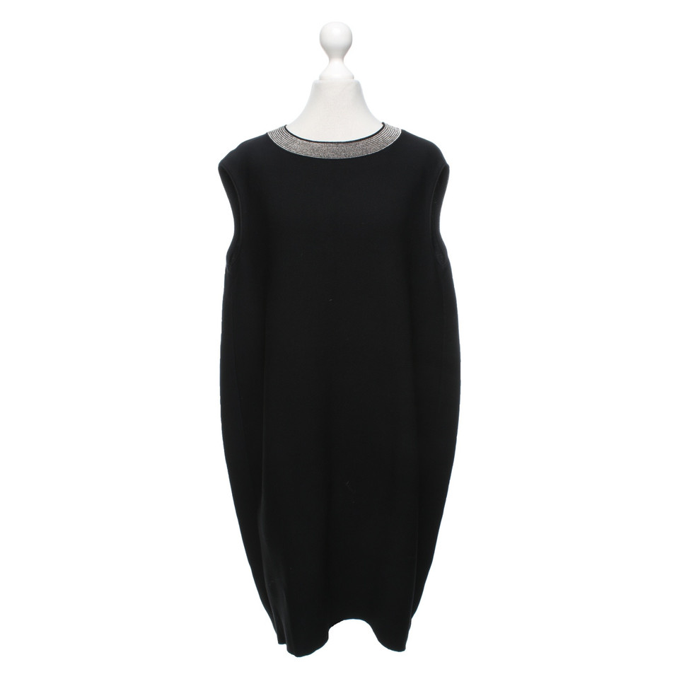 Yves Saint Laurent Kleid aus Jersey in Schwarz