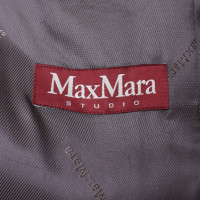 Max Mara Scheerwol jas in donkergrijs