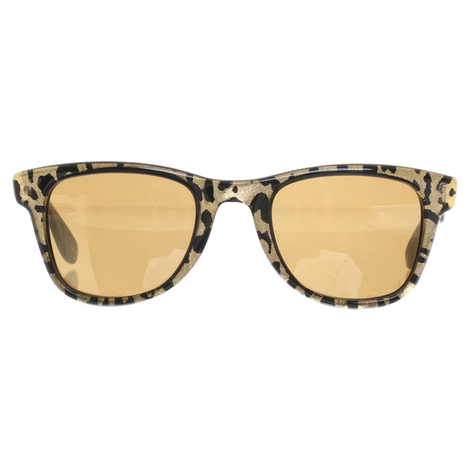 Jimmy Choo Sunglasses in gold / black