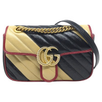 Gucci GG Marmont Flap Bag Normal Leer in Beige