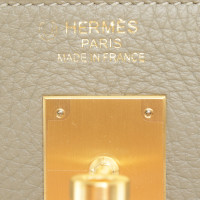 Hermès Kelly Bag 35 in Pelle in Verde